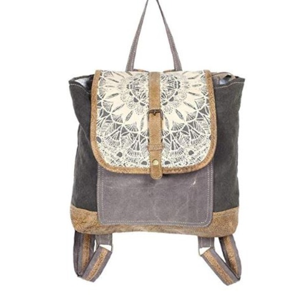 🆕Myra Bag ROYAL VINTAGE Canvas Backpack Purse Bag - Picture 5 of 8